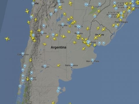 СМИ: Сайт Flightradar обнаружил в Аргентине самолет из дела о наркотрафике