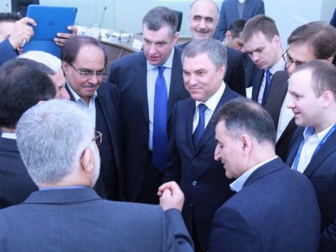 В Саратове Володин проводит встречу с делегацией из Ирана