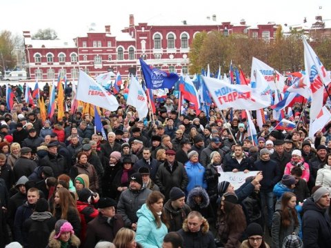 Утром после выборов в центре Саратова пройдет массовый митинг