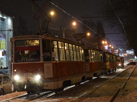 Трамваи в Саратове снова ходят с перебоями