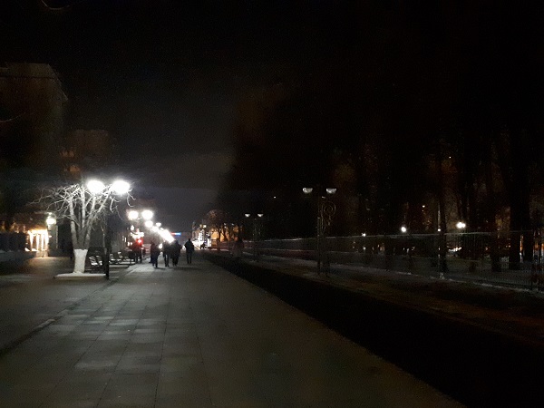 На Волжской не горят фонари у Липок