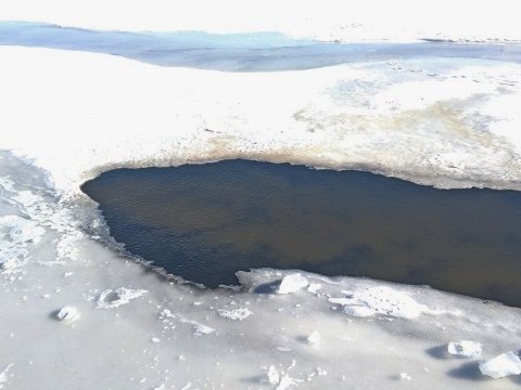 Саратовцев призвали к осторожности на льду