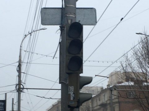 В центре Саратова не работает светофор