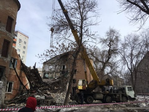 Под завалами обрушившегося дома на Киевской никого не нашли