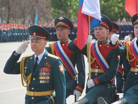 Курсанты Росгвардии повторят праздничный марш с Парада Победы для жителей Саратова 