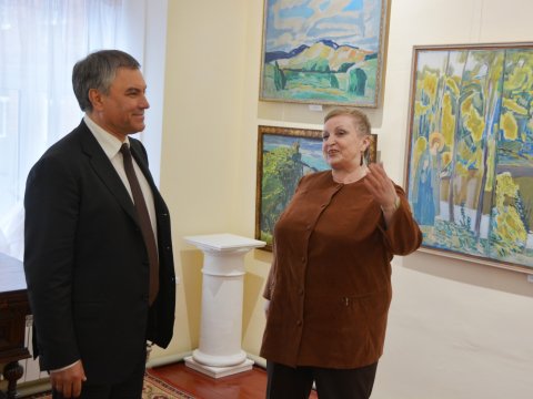 Володин пообещал найти средства на реставрацию росписей музея Петрова-Водкина в Хвалынске