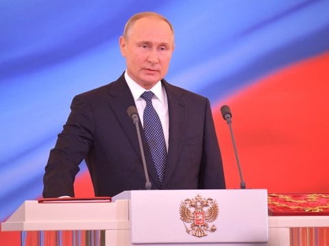 Путин в четвертый раз стал президентом России