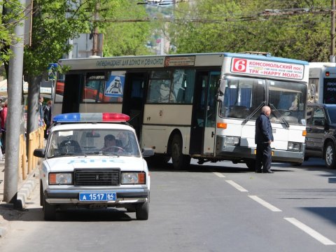 На Московской автобус сбил пенсионерку 