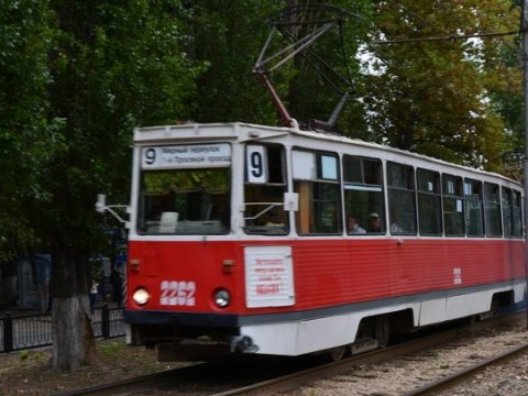 Трамваи маршрута №9 в Саратове не выйдут завтра на линию
