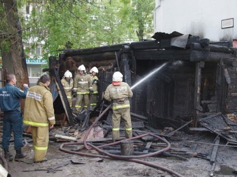 Вечерний пожар уничтожил жилой дом в Екатериновке