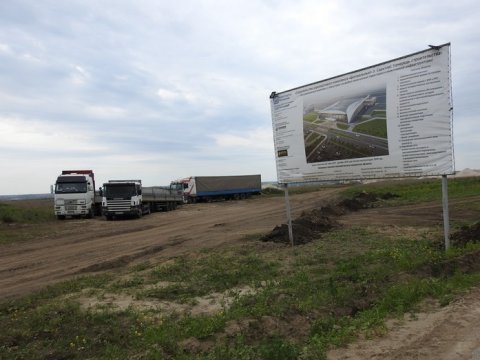 В Саратовской области на строительстве аэропорта «Гагарин» погиб водитель самосвала