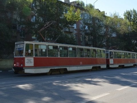 В Саратове остановилось движение трамвая по маршруту №11