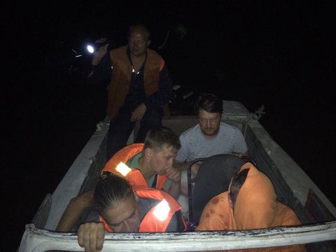 На Волге под Балаковом потерпела крушение яхта с детьми