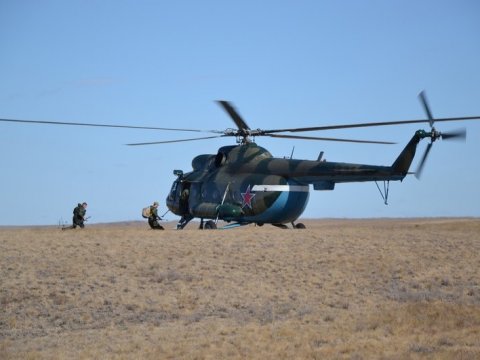 Под Озинками ловили условных нарушителей границы с применением вертолетов