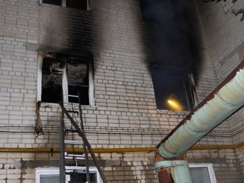 Пожар на Буровой. Часть жильцов дома лишилась газа и электричества