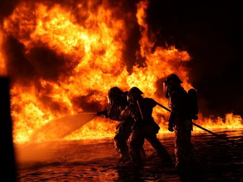 Пожар на саратовской даче унес жизнь женщины