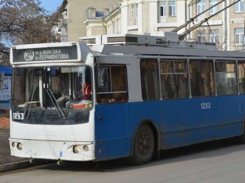 В Саратове стоят троллейбусы маршрута №2а