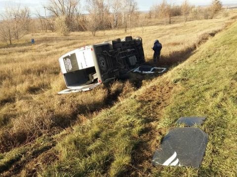 В ДТП на трассе Саратов-Балтай пострадали три пассажирки междугороднего автобуса