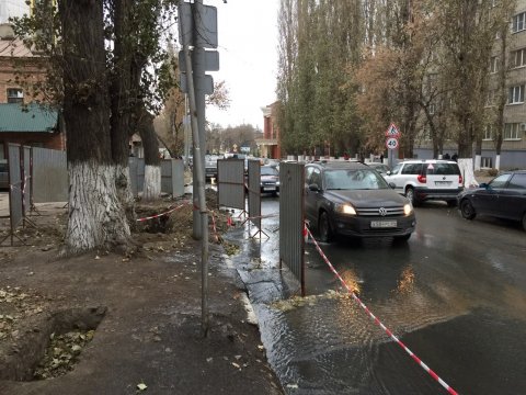 В Саратове коммунальный поток создает неудобства участникам гражданского форума