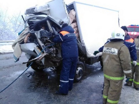 Жертвой аварии на волгоградской трассе стал водитель «ГАЗели»