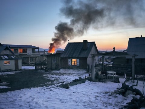 В рождественскую ночь житель Новых Бурасов погиб на пожаре