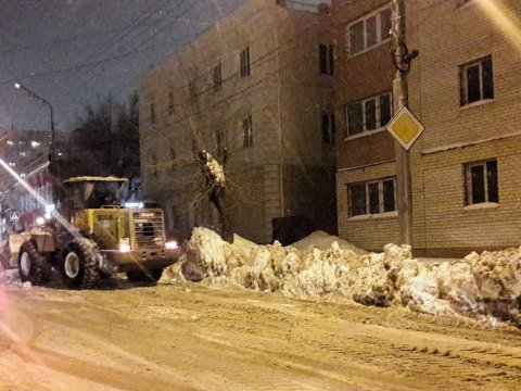 Для уборки снега перекроют пять улиц в центре Саратова