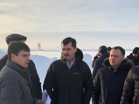 Глава Росавиации посетил строящийся аэропорт в Сабуровке