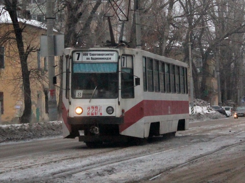 В Заводском районе не действуют два трамвайных маршрута