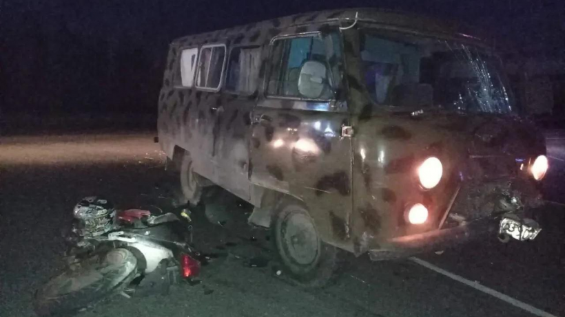 Под Петровском два дня назад УАЗ сбил мотоциклиста. Тот скончался в больнице