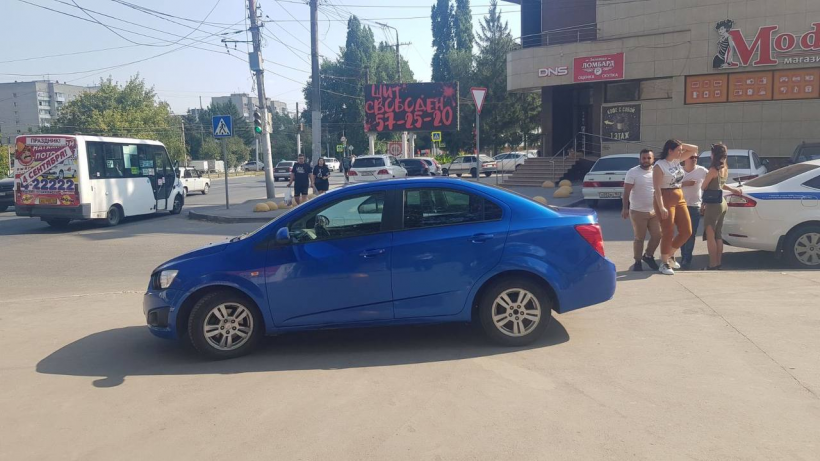 Напротив СГТУ иномарка сбила пожилую женщину