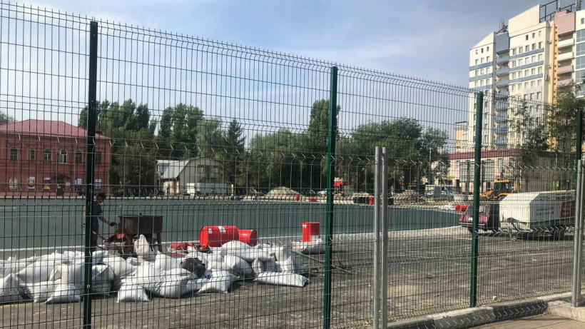 Стадион в Детском парке не успели сдать к 1 сентября