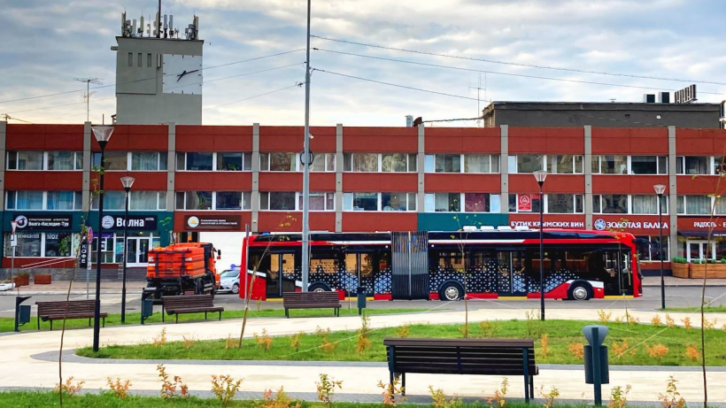 В Саратове показали новый электробус Пионер MAX