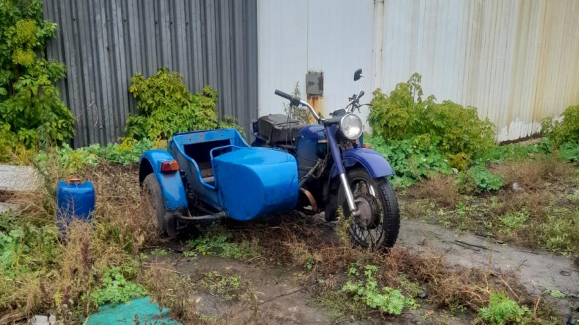 В Калининском районе похитители мотоцикла сдали его в пункт приема металла