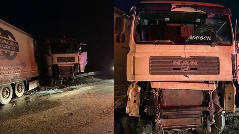 Под Хвалынском фура въехала в отбойник. Погибла женщина