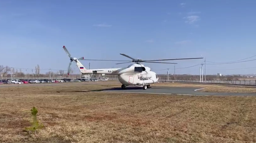 В Саратов на вертолете доставили четырех тяжелых пациентов из области