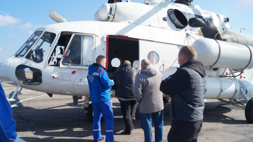 Вертолет санавиации доставил в Саратов балашовца с двусторонней пневмонией