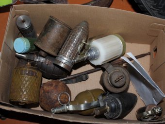 В саратовской квартире наркополиция нашла 38 гранат времен Первой и Второй мировых войн