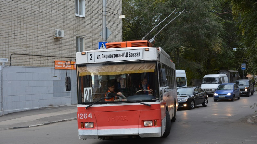 Троллейбус №2а в Саратове не будет ходить два месяца 