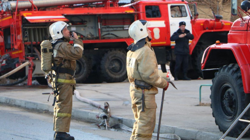 На пожаре в Ртищеве пострадали двое детей и пенсионер