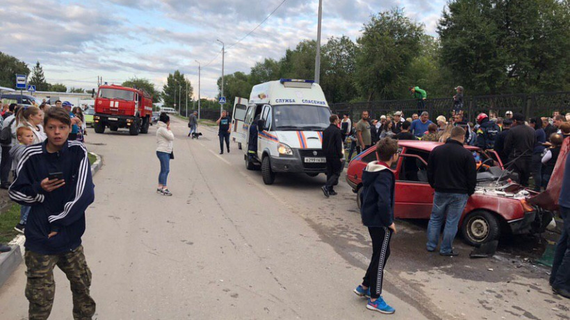 ДТП на Парковой. За рулем протаранившей «Гранту» машины сидел подросток