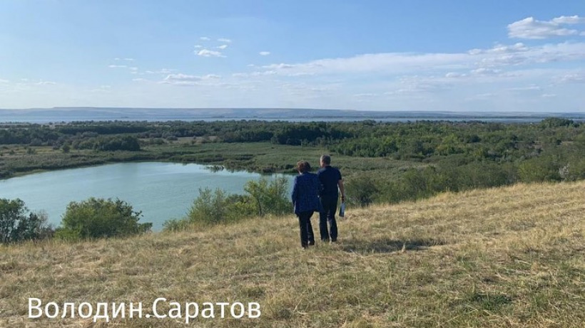 Володин и Терешкова снова посетили место приземления Гагарина