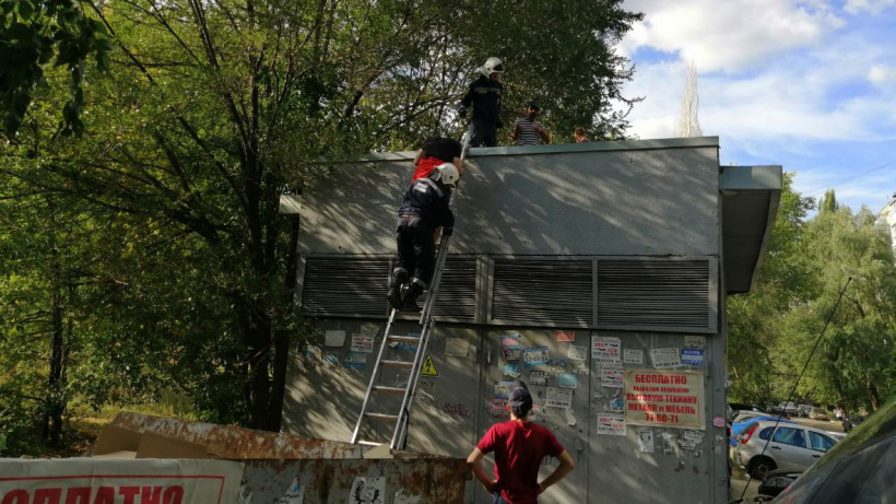 Саратовский подросток застрял на крыше электроподстанции из-за астмы