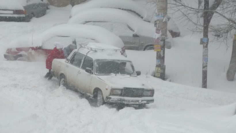 МЧС: В трех районах области высока вероятность сильного снега