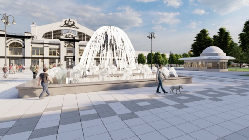 Миллионный контракт на проект фонтана «Одуванчик» получила саратовская компания