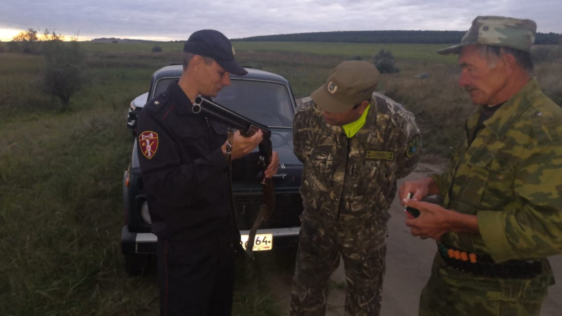 В Саратовской области росгвардейцы задержали охотников-нарушителей
