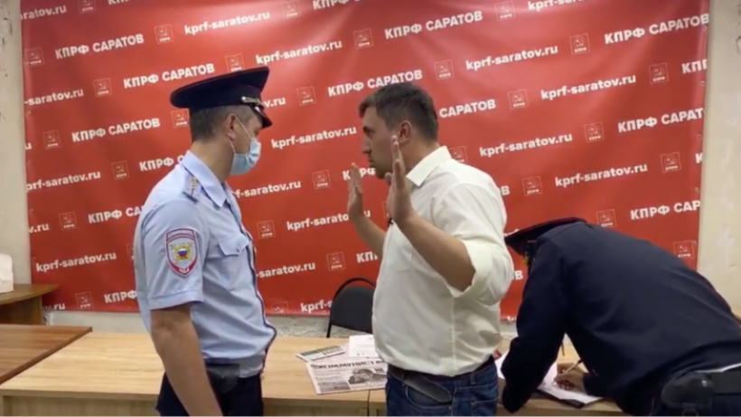За Бондаренко во время прямого эфира пришла полиция 