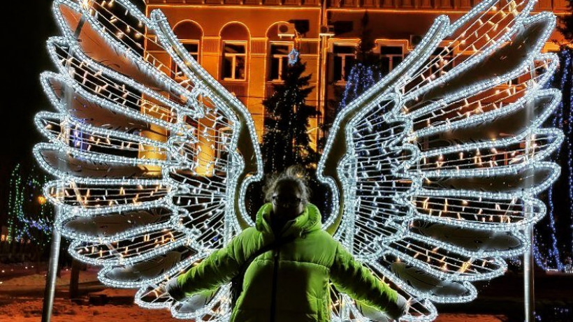 В Заводском районе к Новому году установят светящиеся крылья и фонтан