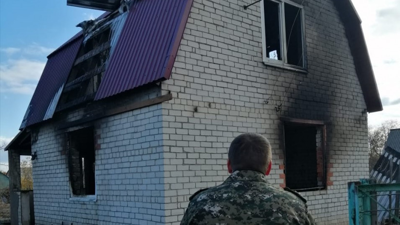 На даче в Энгельсском районе сгорел мужчина