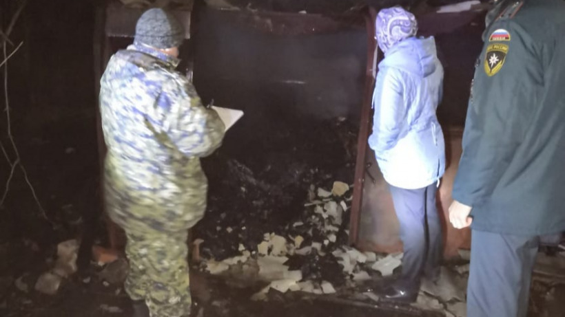 После тушения сарая в балашовском селе нашли труп мужчины