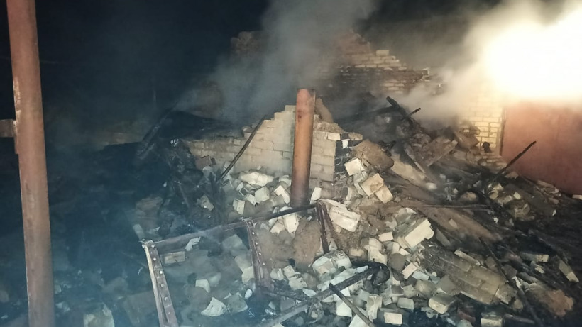 Во время пожара в Шумейке погиб мужчина